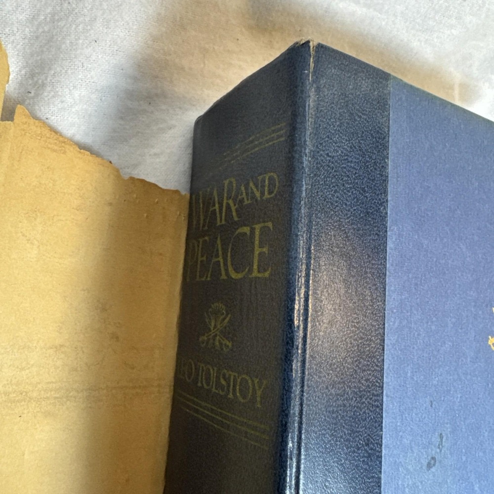 War and Peace, Inner Sanctum Edition, Leo Tolstoy, 1942 Hard Bound Dust Jacket - Picture 9 of 10